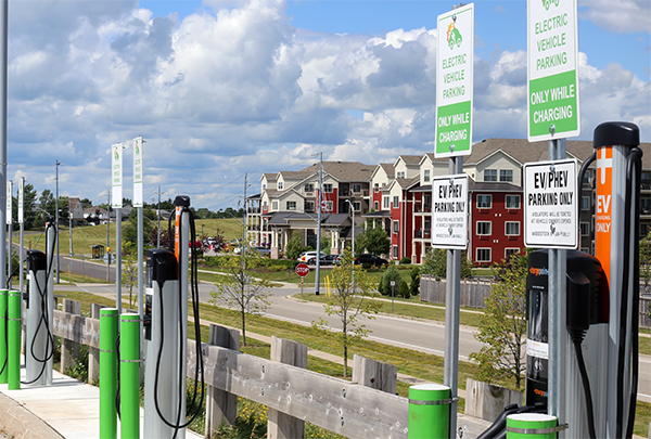 Educational Tour with Arntjen Solar, Hospital Electric Vehicle Parking