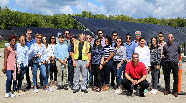 Educational Tour with Arntjen Solar, OECM Solar Panel Farm Participants