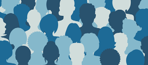 profile silhouettes signifying a diverse group of people