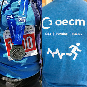OECM Road Runner Racers Tshirt and Medal for participation