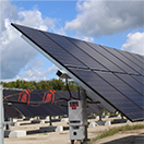 solar panel facility, tour with solar developer supplier partner Arntjen Solar