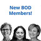 New members to OECM's Board of Directors - (from left to right) Lesley Cornelius, Jodie Lobana and Carol Strachan