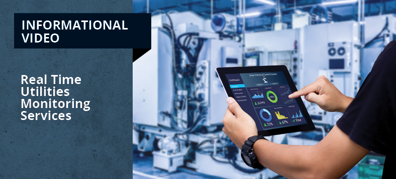 Informational Video - Real Time Utilities Monitoring Services, person monitoring controls of system on tablet