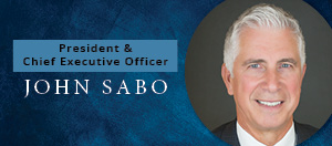 President & Chief Executive Officer, John Sabo headshot