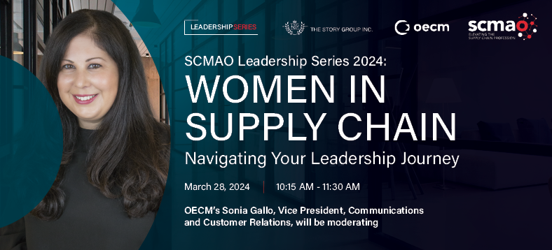 SCMAO Leadership Series Panel Discussion Moderated by OECM’s Sonia Gallo