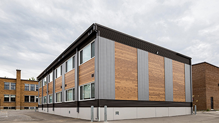 modular classroom building