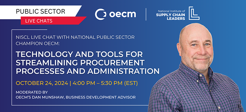 Live Chat Public Sector with National Public Sector Champion OECM