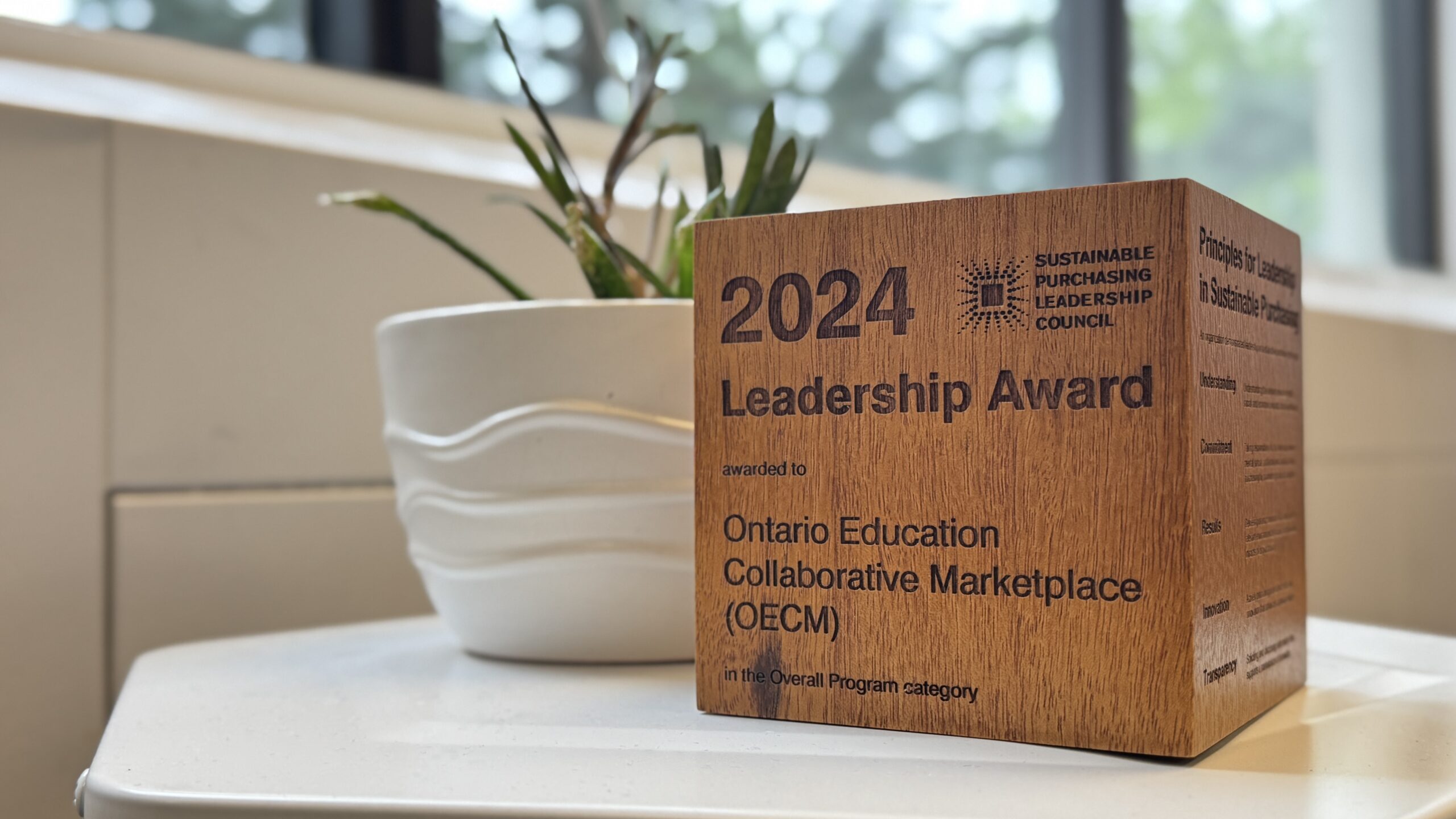 2024 SPLC Leadership Award: Awarded to OECM