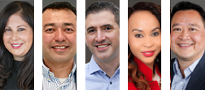 OECM's Sonia Gallo, Khusen Shukurov, Ben Hamilton, Shelly Ann Henry, and Patrice Likamshum photos