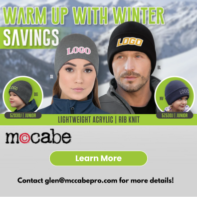 Warm up with winter savings with McCabe's headwear.