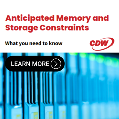 CDM Anticipated Memory and Storage Constraints