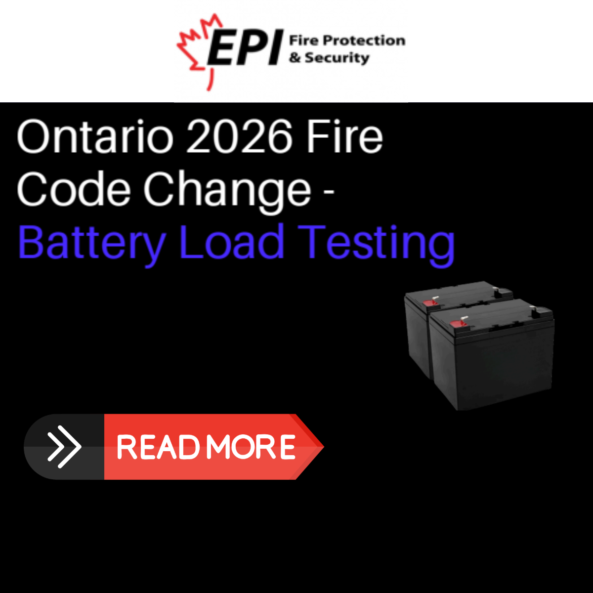 Regulatory Update Series – Part 2: Battery Load Testing Requirements (Jan 1, 2026