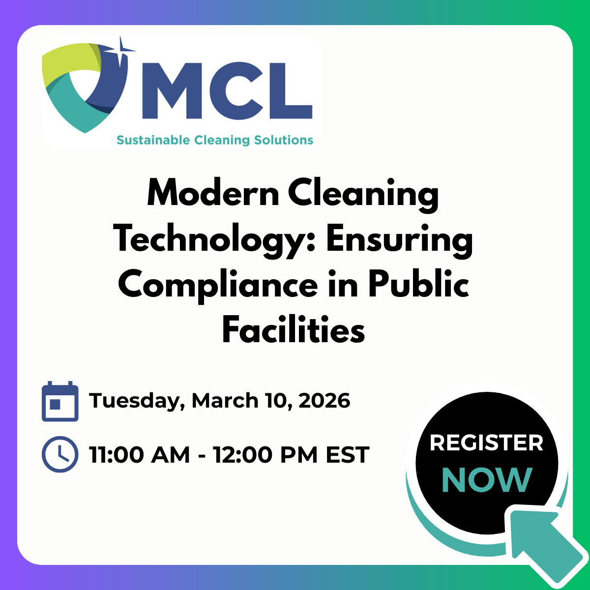 Modern Cleaning Technology: Ensuring Compliance in Public Facilities