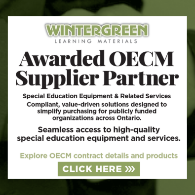 Wintergreen Learning Materials and OECM Special Education Equipment & Related Services