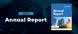 2025 Annual Report, cover image of digital version of the report