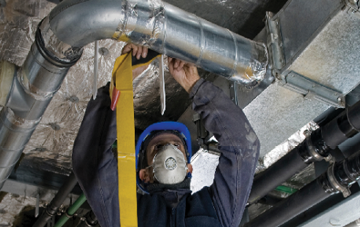 commercial ductwork sealing and related services, trades maintenance of a duct