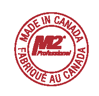 M2 Professional Made in Canada red circle logo